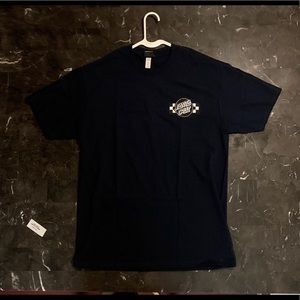 sant cruz shirt / navy.blue white